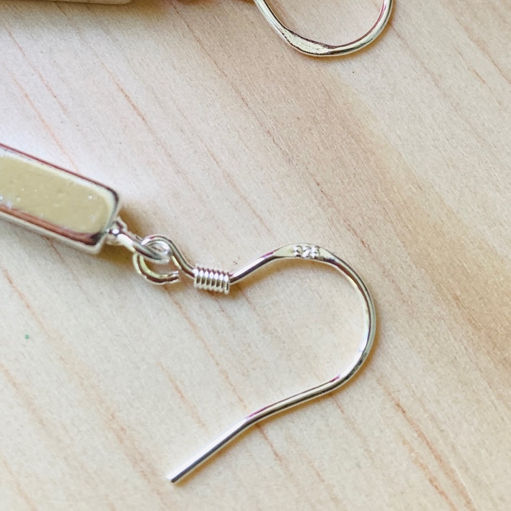 Sterling Silver 925 Drop Earrings - Picture 2 of 3